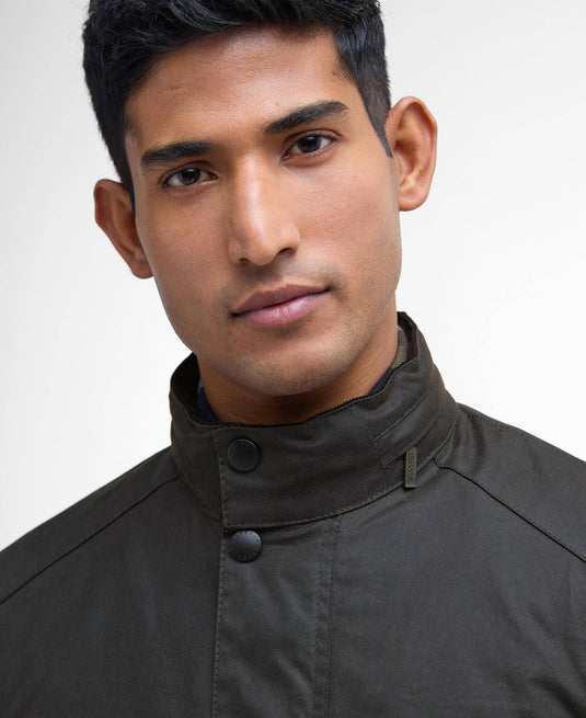 Barbour Corbridge Wax Jacket, olive/classic