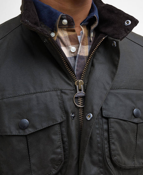 Barbour Corbridge Wax Jacket, olive/classic