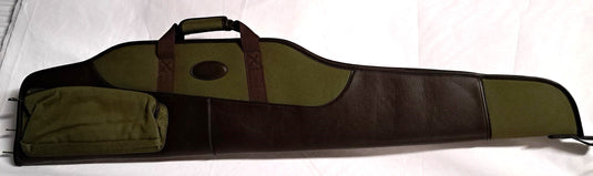 Maremmano Bullet Rifle Case, Canvas with Leather