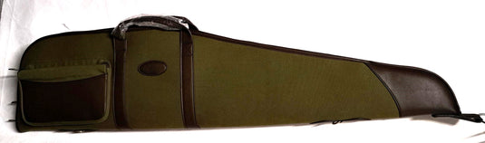 Maremmano Bullet Rifle Case, Canvas with Leather