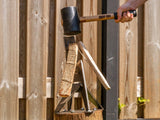 No-Axe Houtklover Blank Staal Met Hamer