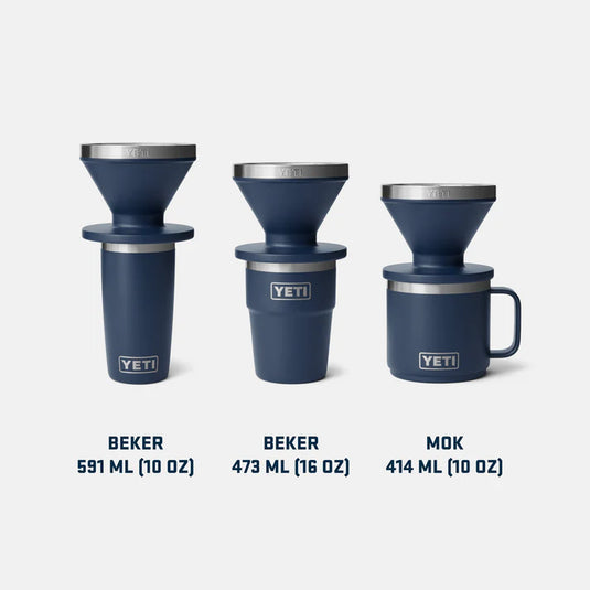 Yeti Rambler Pour Over, black