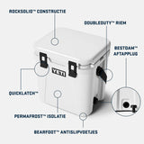 Yeti Roadie 24, koelbox, tan