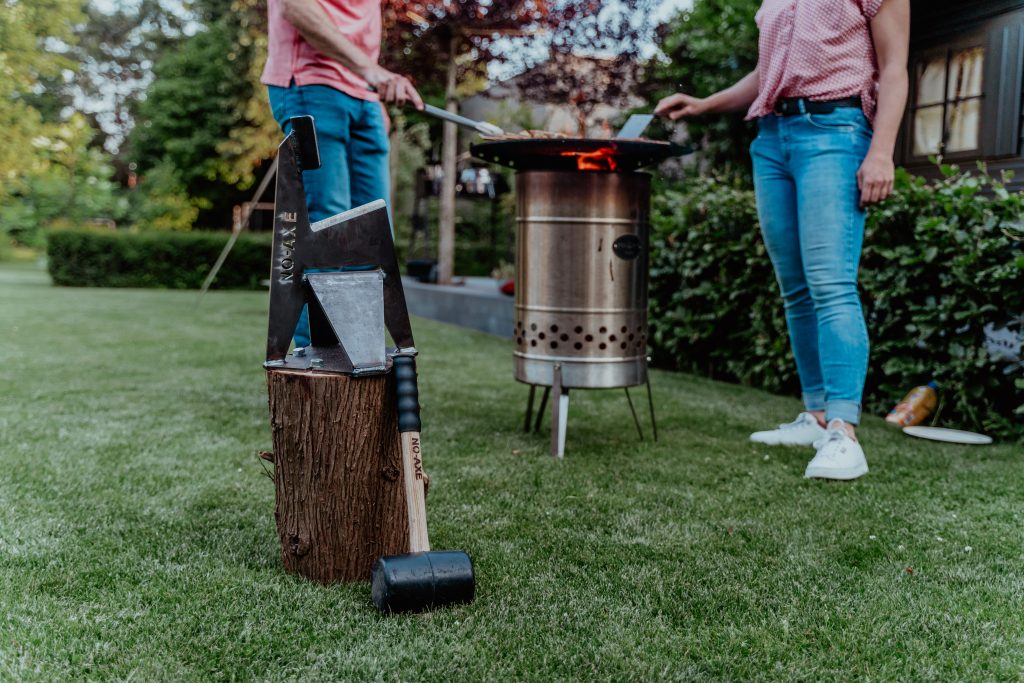 No-Axe Houtklover Blank Staal Met Hamer