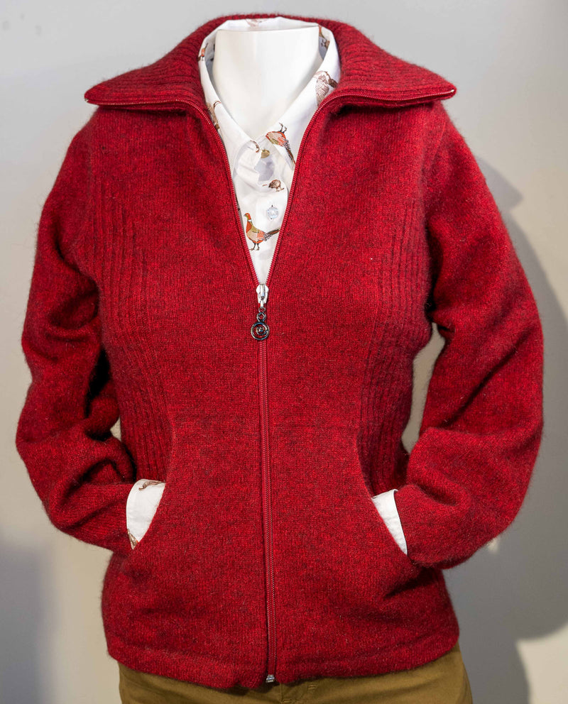 Load image into Gallery viewer, Noble Wilde Market Day Jacket, sangria
