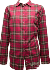 Foresta Blouse Rood Geblokt - Het Brabants Jachthuis