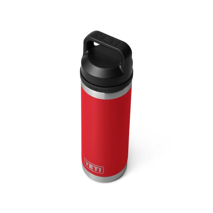 Yeti Rambler Bottle met Chug Cap, 18 oz/532 ml, rescue red