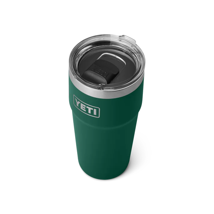 Yeti Rambler met magslider deksel, stapelbaar, 20 oz/591 ml, black forest green