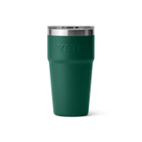 Yeti Rambler met magslider deksel, stapelbaar, 20 oz/591 ml, black forest green