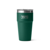 Yeti Rambler met magslider deksel, stapelbaar, 20 oz/591 ml, black forest green