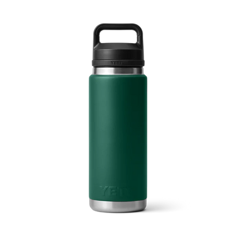 Yeti Rambler Bottle met Chug Cap, 26 oz/769 ml, black forest green