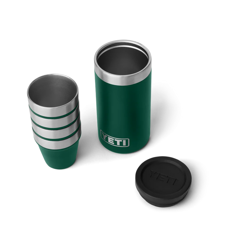 Afbeelding laden in Galerijviewer, Yeti Shot Glasses &amp; Case, black forest green
