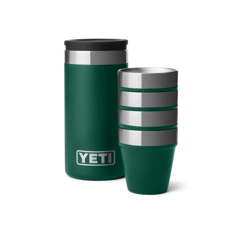 Afbeelding laden in Galerijviewer, Yeti Shot Glasses &amp; Case, black forest green
