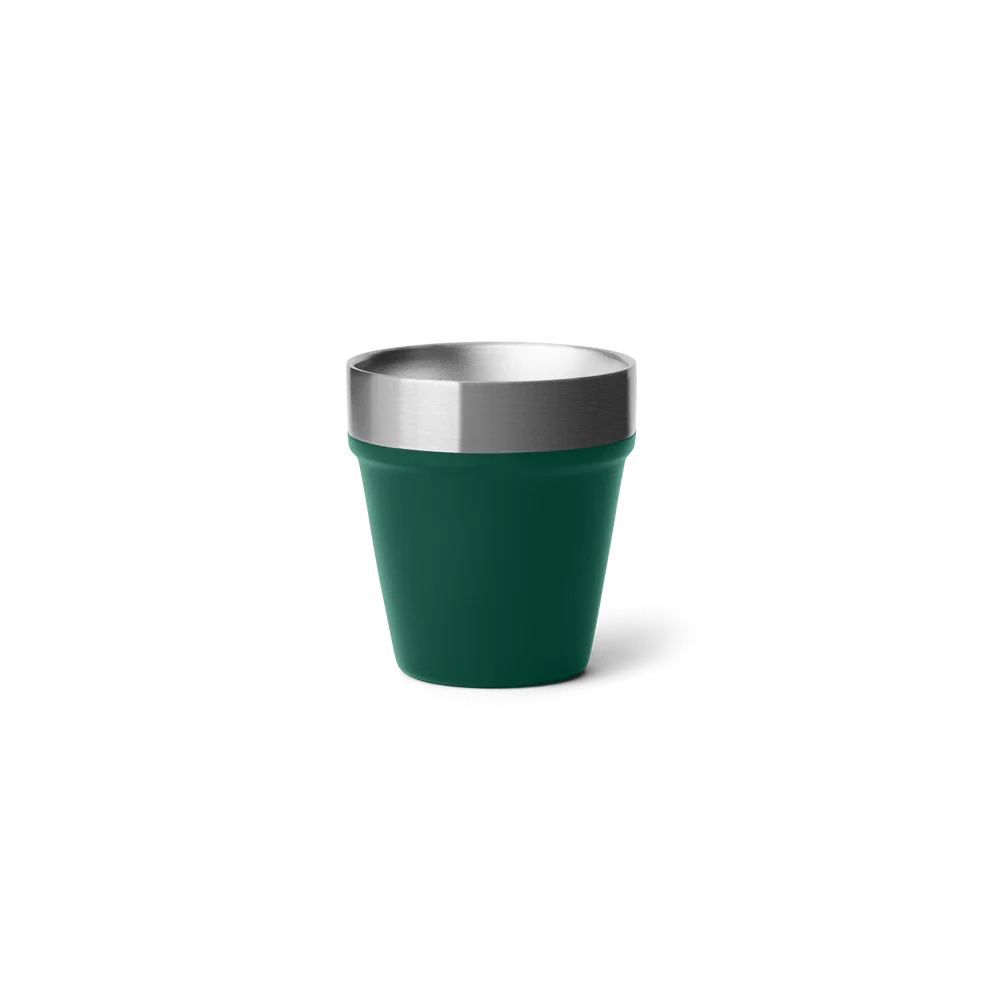 Yeti Shot Glasses & Case, black forest green