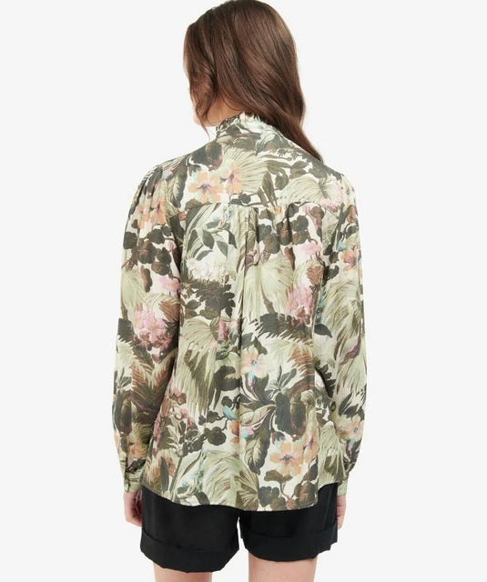 Barbour Bohemia Shirt, limerence/papyrus