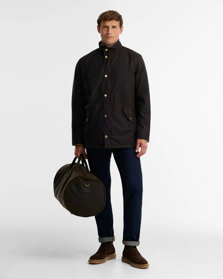 Barbour Wax Holdall Duffle Bag, olive