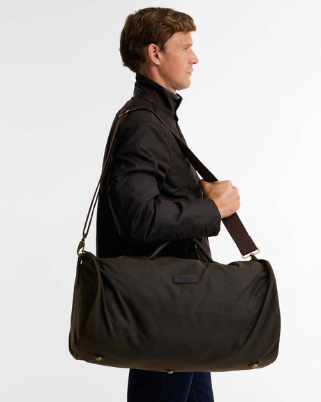 Barbour Wax Holdall Duffle Bag, olive