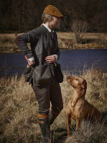 Chevalier Vintage Dogsport Vest Women, leather brown