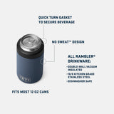 Yeti Rambler Colster, isolator voor blikjes van 330 ml, black