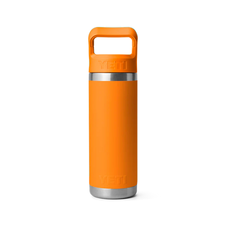 Yeti Rambler Straw Bottle, 18 oz/532 ml, king crab orange