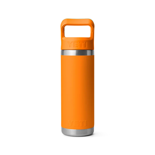 Yeti Rambler Straw Bottle, 18 oz/532 ml, king crab orange