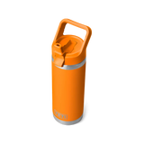 Yeti Rambler Straw Bottle, 18 oz/532 ml, king crab orange