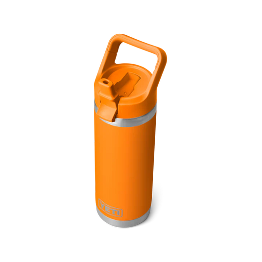 Yeti Rambler Straw Bottle, 18 oz/532 ml, king crab orange
