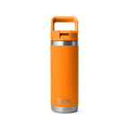 Yeti Rambler Straw Bottle, 18 oz/532 ml, king crab orange