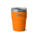 Yeti Rambler met magslider deksel, stapelbaar, 16 oz/473 ml, king crab orange