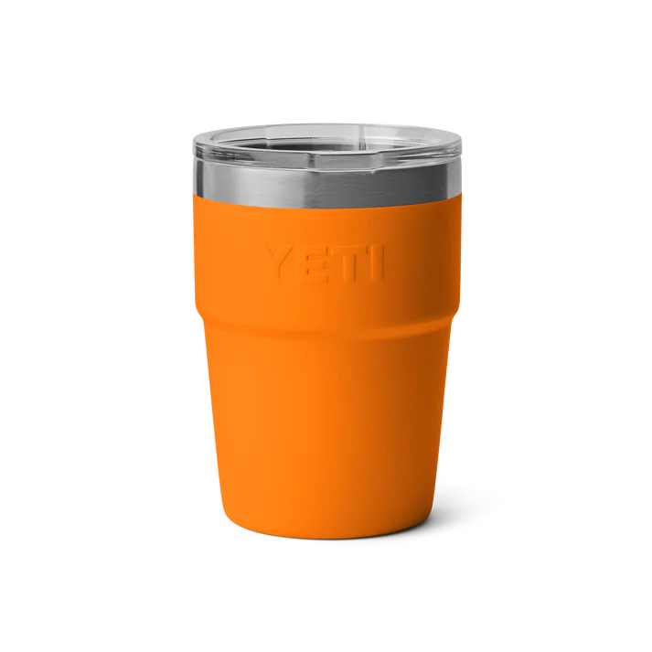 Yeti Rambler met magslider deksel, stapelbaar, 16 oz/473 ml, king crab orange