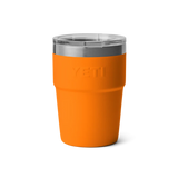 Yeti Rambler met magslider deksel, stapelbaar, 16 oz/473 ml, king crab orange