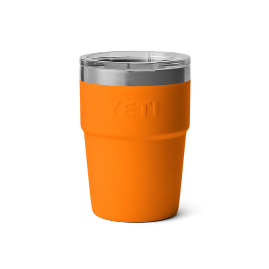 Yeti Rambler Stackable, stapelbare beker met magslider deksel, 16 oz/473 ml, king crab orange