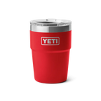 Yeti Rambler met magslider deksel, stapelbaar, 16 oz/473 ml, rescue red