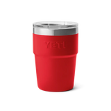 Yeti Rambler met magslider deksel, stapelbaar, 16 oz/473 ml, rescue red