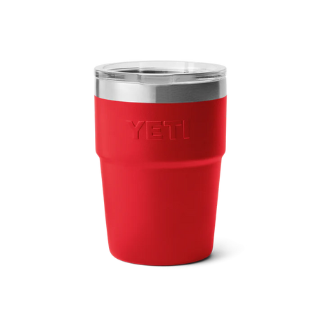 Yeti Rambler met magslider deksel, stapelbaar, 16 oz/473 ml, rescue red