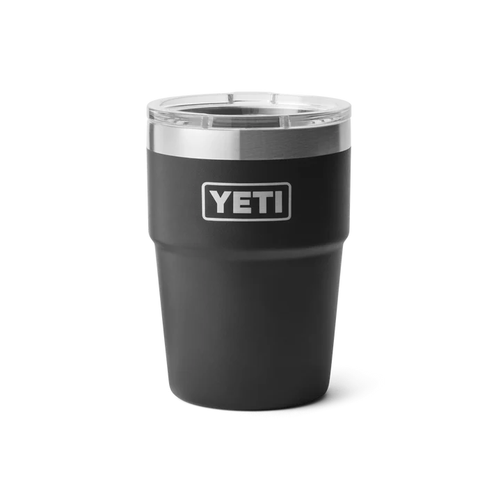 Yeti Rambler met magslider deksel, stapelbaar, 16 oz/473 ml, black