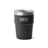 Yeti Rambler met magslider deksel, stapelbaar, 16 oz/473 ml, black