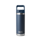 Yeti Rambler Straw Bottle, 18 oz/532 ml, navy