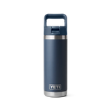 Yeti Rambler Straw Bottle, 18 oz/532 ml, navy