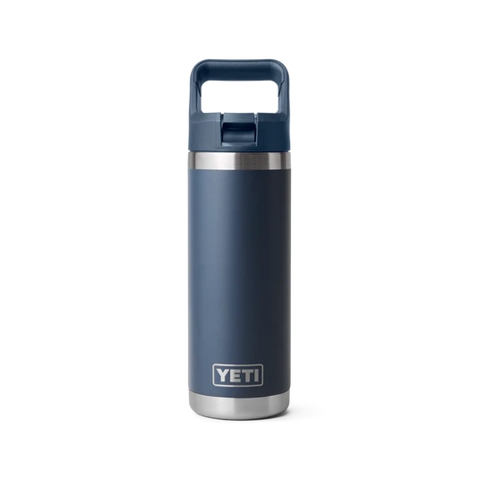 Yeti Rambler Straw Bottle, 18 oz/532 ml, navy
