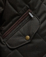 Barbour Winter Shoveler Quilted Jacket, dark olive
