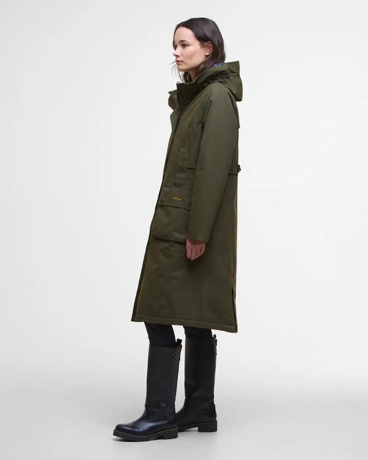 Barbour Bamburgh Waterproof Jacket, classic olive