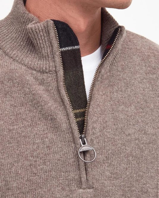 Barbour Holden Half Zip, military marl