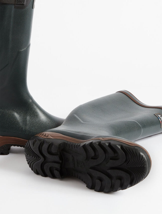 Aigle Parcours 2 Vario, verstelbare natuur rubberen laars, bronze