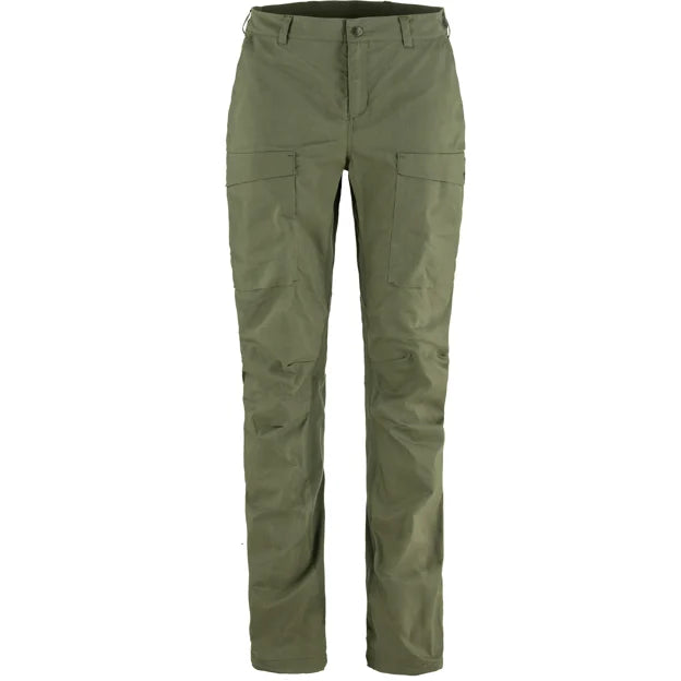 Afbeelding laden in Galerijviewer, Fjällräven Abisko Hybrid Trail Trousers W, laurel green
