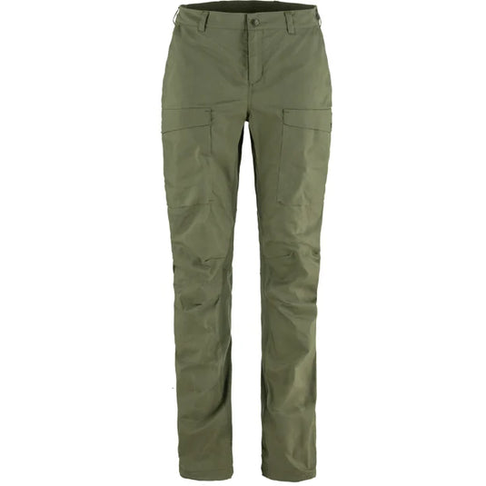 Fjällräven Abisko Hybrid Trail Trousers W, laurel green