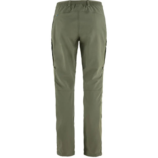 Fjällräven Abisko Hybrid Trail Trousers W, laurel green