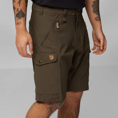Fjällräven Abisko Shorts dark olive, heren - Het Brabants Jachthuis