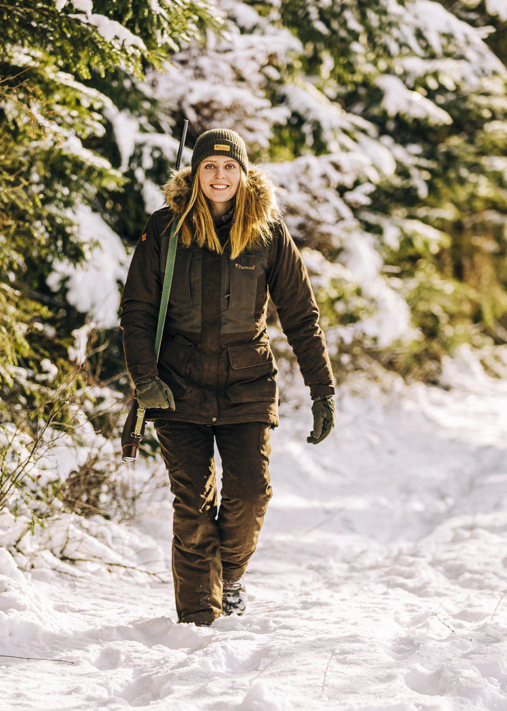 Pinewood Smaland Abisko 2.0 Lady Jacket, suede brown