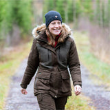 Pinewood Smaland Abisko 2.0 Lady Jacket, suede brown